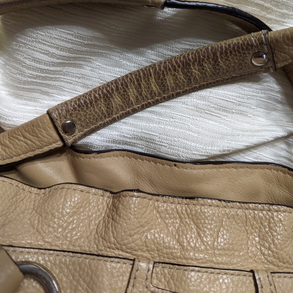 Coach Penelope Top Ruffle Tan Bag - Picture 3 of 6